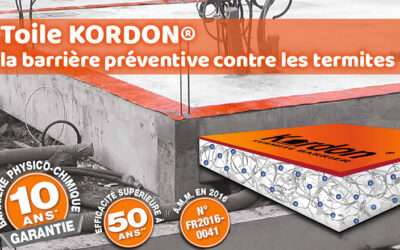 entreprise de traitement des termites et mérule 14 Toile KORDON : la barrière préventive contre les termites